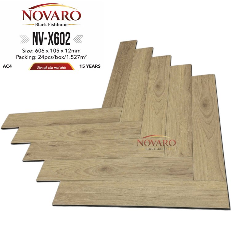 Sàn gỗ xương cá Novaro